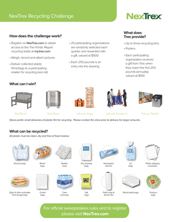 Community Program Film Recycling Challenge Information Sheet
